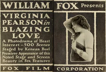 blazing love 1916 poster