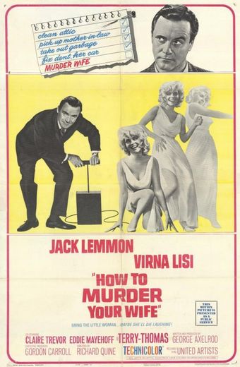 how to murder your wife 1965 poster