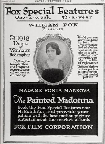 the painted madonna 1917 poster