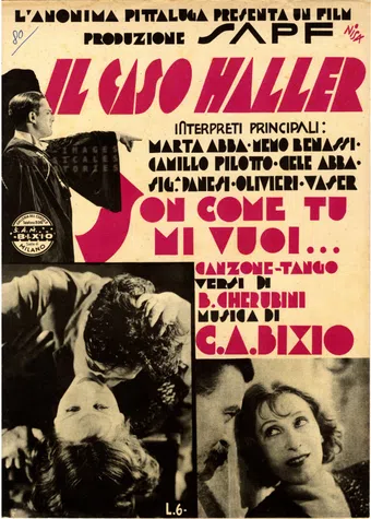 il caso haller 1933 poster