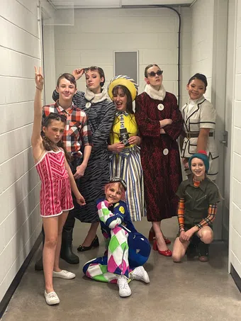 happy travels victorian state school spectacular 2023 poster