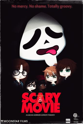 scary movie: a gacha horror comedy parody poster