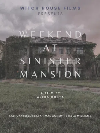 weekend at sinister mansion poster