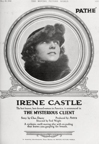 the mysterious client 1918 poster