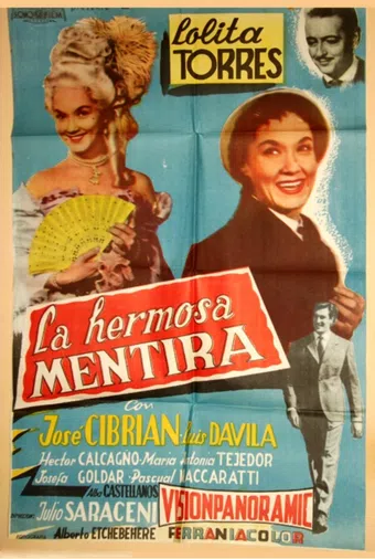 la hermosa mentira 1958 poster