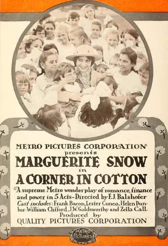 a corner in cotton 1916 poster