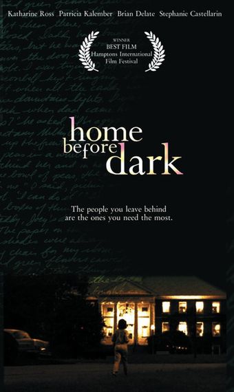 home before dark 1997 poster