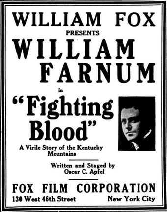 fighting blood 1916 poster