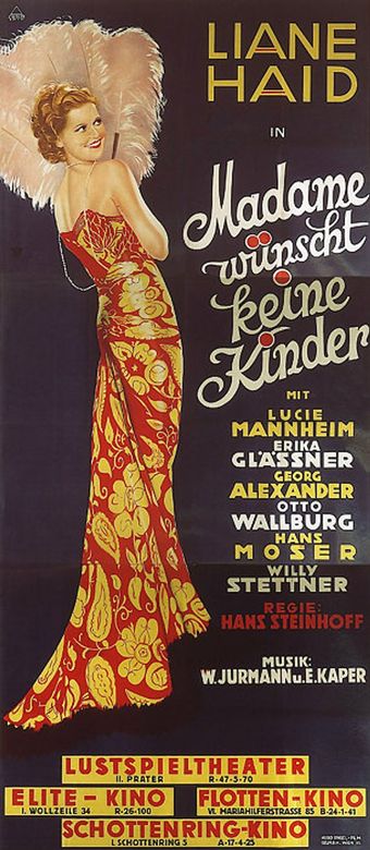 madame wünscht keine kinder 1933 poster