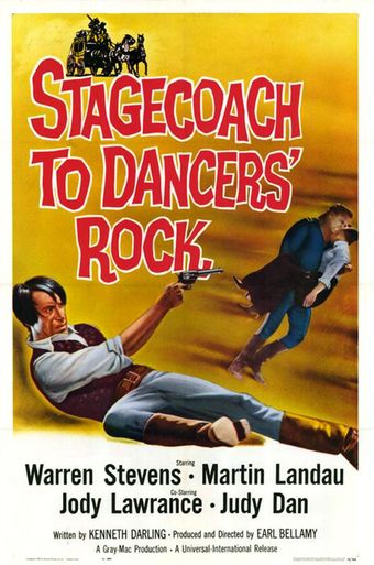 stagecoach to dancers' rock 1962 poster