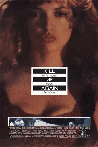 kill me again 1989 poster