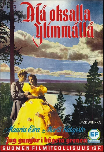 mä oksalla ylimmällä 1954 poster