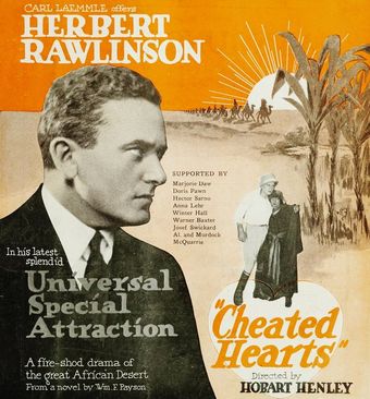 cheated hearts 1921 poster