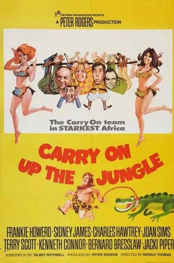 carry on up the jungle 1970 poster