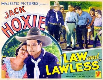 law and lawless 1932 poster