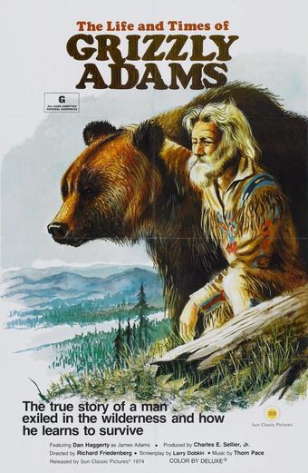 the life and times of grizzly adams 1974 poster