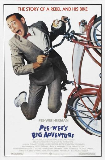 pee-wee's big adventure 1985 poster