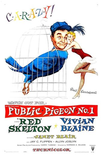 public pigeon no. 1 1957 poster