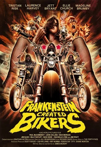 frankenstein created bikers 2016 poster