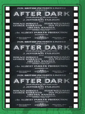 after dark 1932 poster