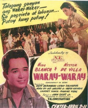 waray-waray 1954 poster