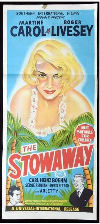 the stowaway 1958 poster