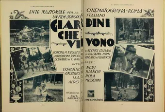 giardini che vivono 1930 poster