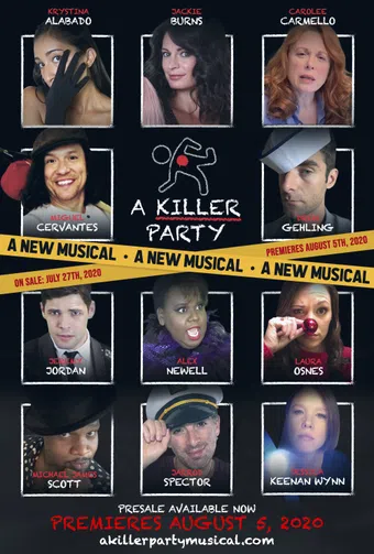 a killer party: a murder mystery musical 2020 poster