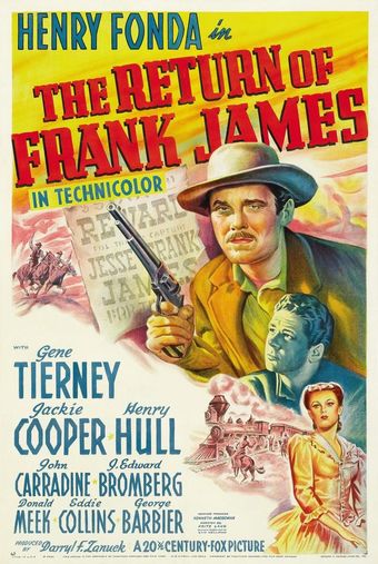 the return of frank james 1940 poster