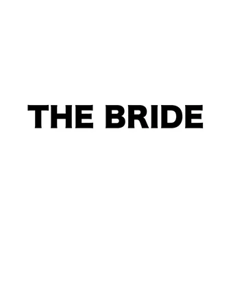 the bride poster