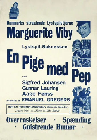 en pige med pep 1940 poster