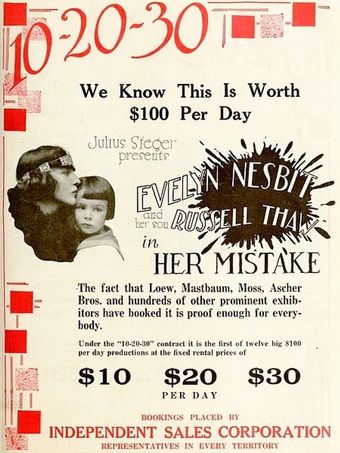 her mistake 1918 poster