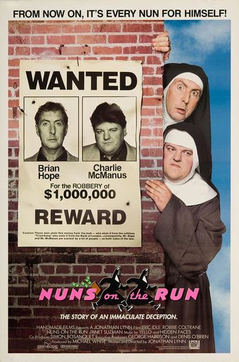 nuns on the run 1990 poster