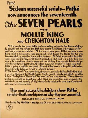 the seven pearls 1917 poster