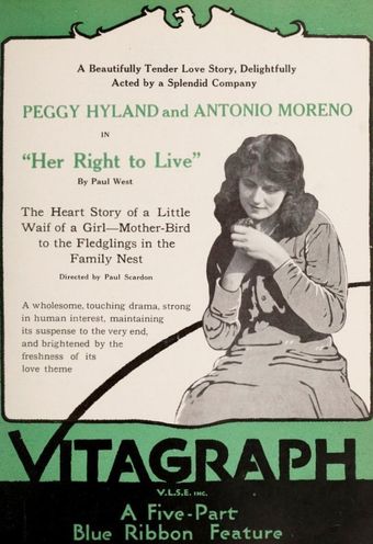 her right to live 1917 poster