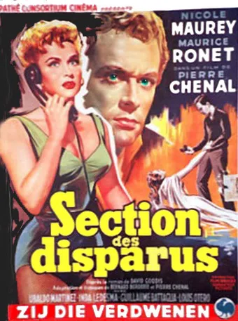 section des disparus 1956 poster