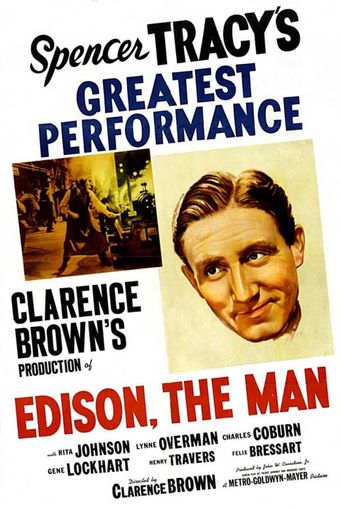 edison, the man 1940 poster