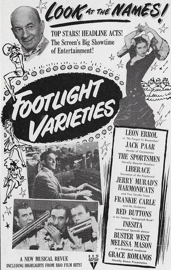 footlight varieties 1951 poster