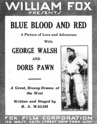 blue blood and red 1916 poster