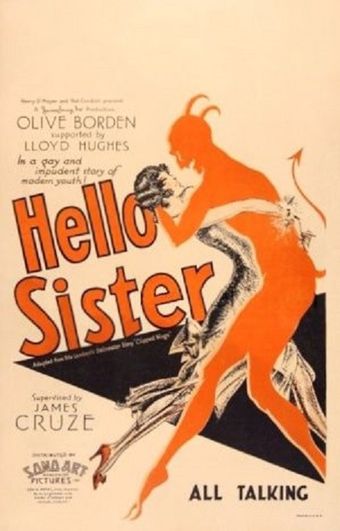 hello sister 1930 poster