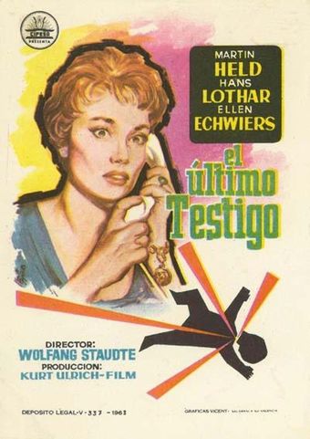 der letzte zeuge 1960 poster