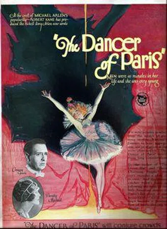 the dancer of paris 1926 poster