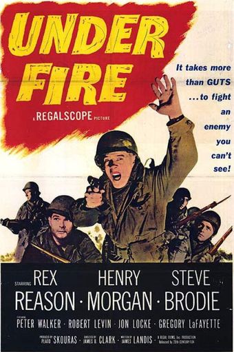 under fire 1957 poster