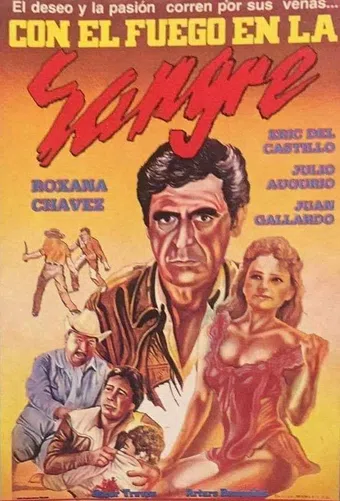 con el fuego en la sangre 1990 poster