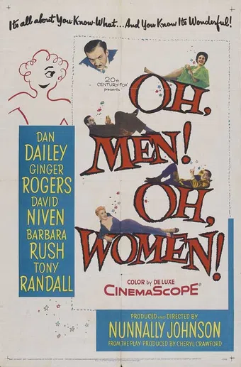 oh, men! oh, women! 1957 poster