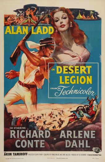 desert legion 1953 poster