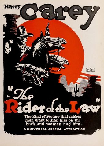 rider of the law 1919 poster