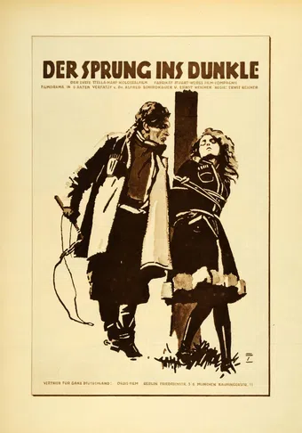 der sprung ins dunkle 1920 poster