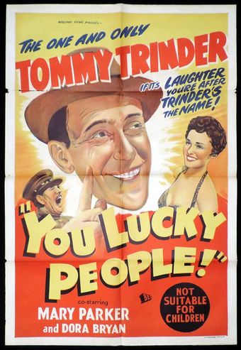 you lucky people! 1955 poster