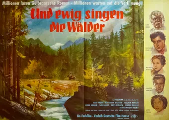 und ewig singen die wälder 1959 poster